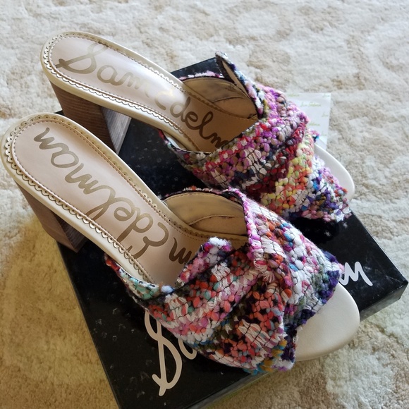 Sam Edelman multi yarn slides - Picture 4 of 4